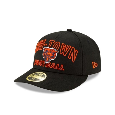 Sapca New Era Chicago Bears NFL NFL Draft Alternate Low Profile 59FIFTY Fitted - Negrii